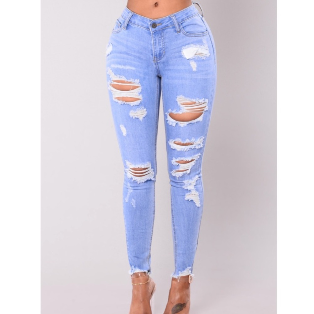 Distressed Jeans